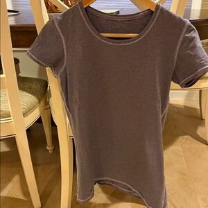 lululemon athletica Heathered Purple Short Sleeve Tee